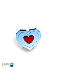 Épinglette (Pin) Legend Of Zelda Par Chinook Crafts - Heart Container